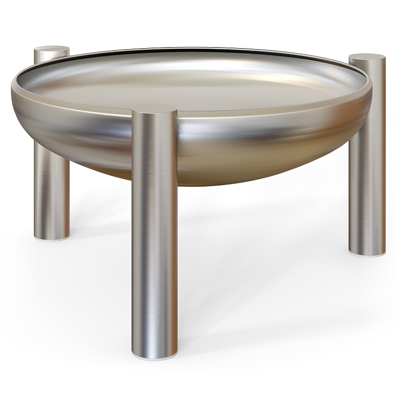 Feuerschale Feuerkorb Edelstahl Metall rund Durchmesser 50 kaufen