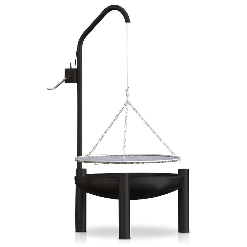 Schwenkgrill stahl Grill Grillrost Grillgalgen Kurbel kaufen