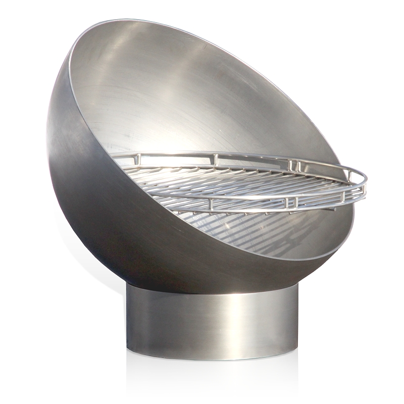 Grill Holzkohlegrill Halbkugel Edelstahl rostrei 50 cm