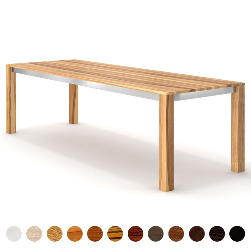 Exklusiver Echtholztisch Kernesche massiv mit Zarge München