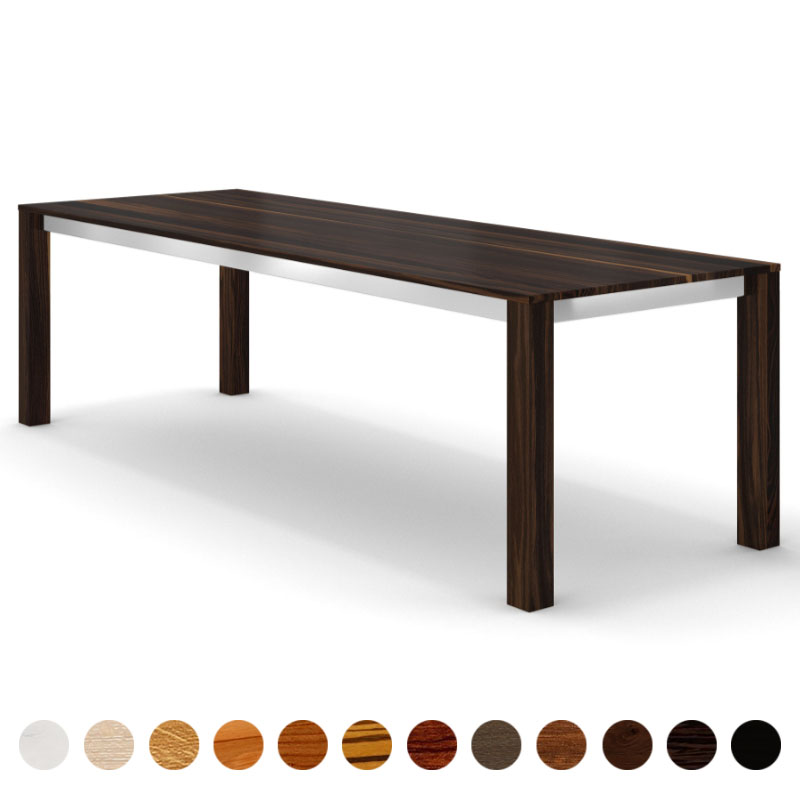 Exklusiver Echtholztisch Oak-smoked massiv mit Zarge München