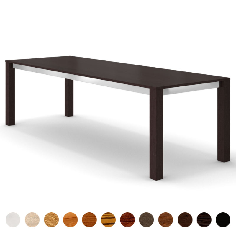 Exklusiver Echtholztisch Wenge massiv mit Zarge München