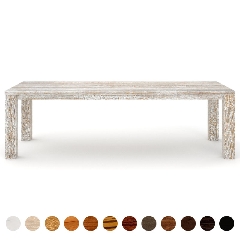 Premium Esstisch Holz Eiche shabby chic massiv konfigurieren Milano