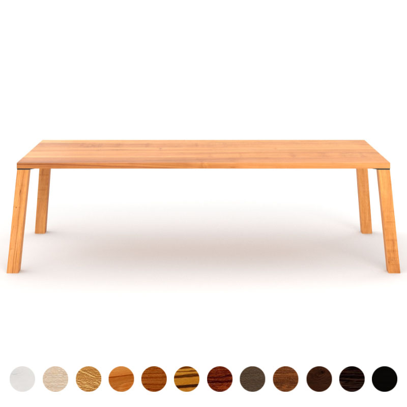 Holztisch modern Massivholz Birnbaum nach Maß Emden