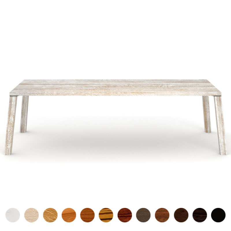 Holztisch modern Massivholz Eiche shabby chic nach Maß Emden