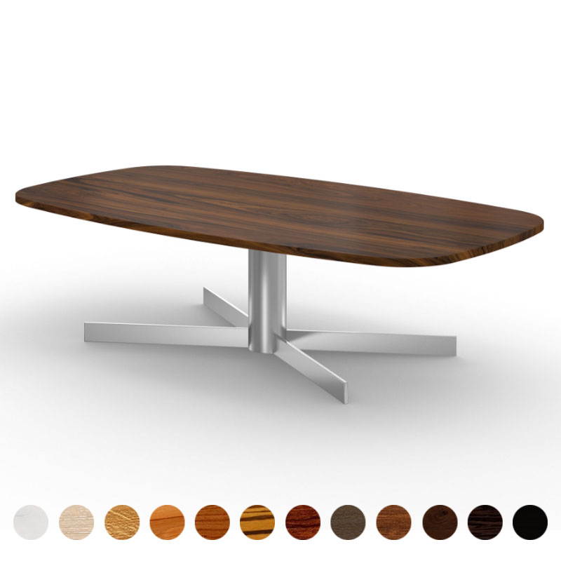Premium Esstisch mit massiver Holzplatte Nussbaum-amerikanisch Wexford