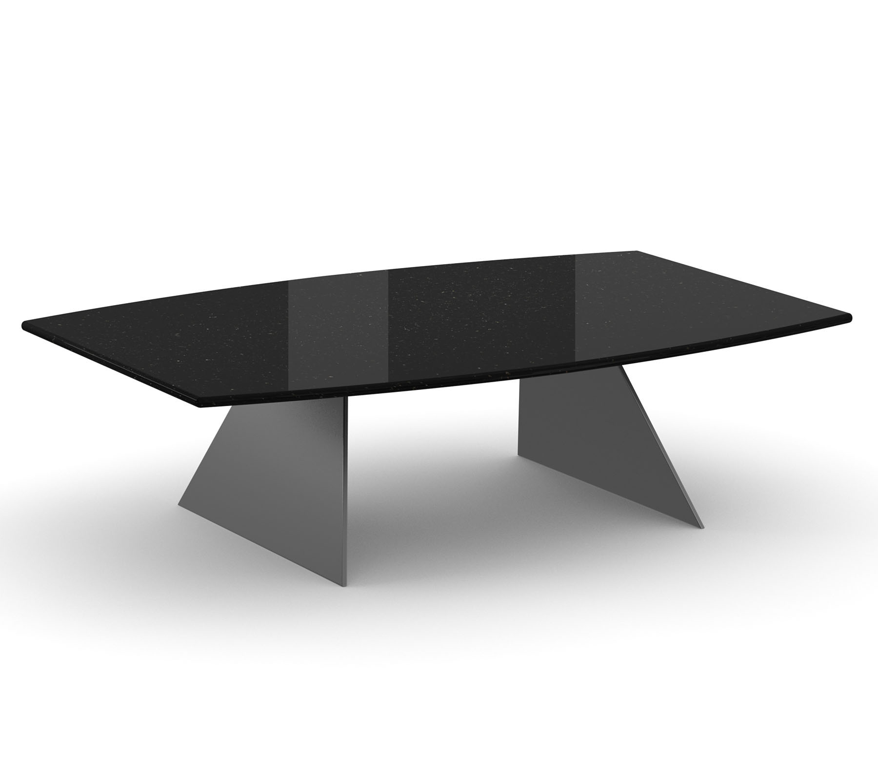Esstisch mit Wangen und Marmor Naturstein Black Royal Tischplatte nach Maß Cannes