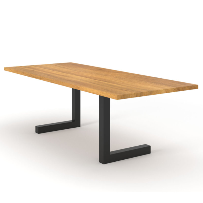 Designer Esstisch premium Massivholz Eiche nach Maß Modena