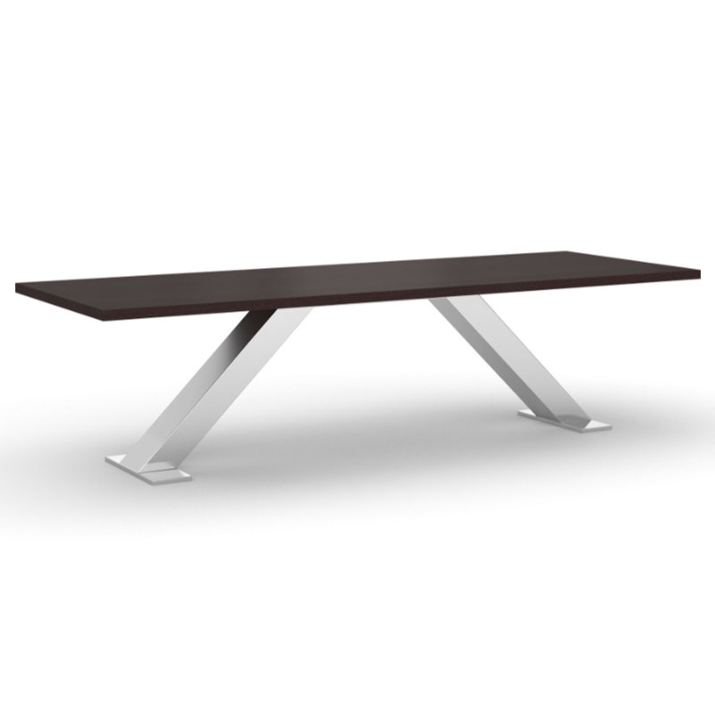 Premium Esstisch Holz Wenge Metall nach Maß Breslau