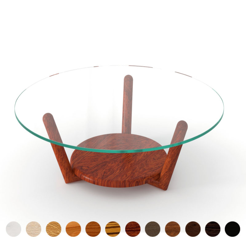 exklusiven Couchtisch aus Bubinga konfigurieren breite Bohlen aus rotem Hartholz Handarbeit premium Tisch bestellen und liefern lassen