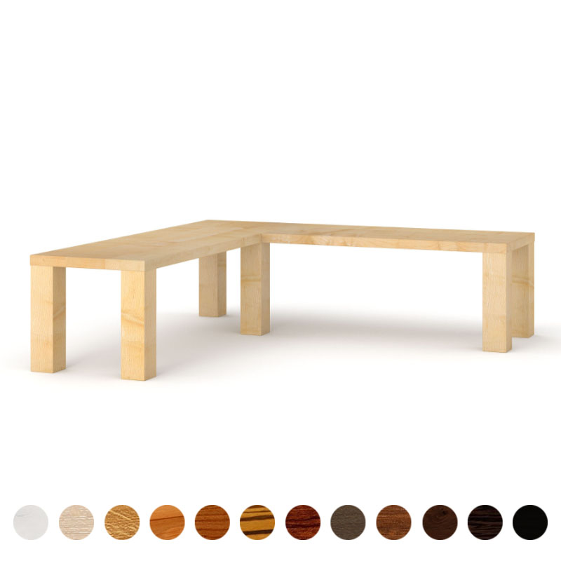 moderne Eck-Sitzbank aus Ahorn nach Mass Massivholz mit Lehne oder Polster luxus Esszimmer auch als exklusiver Holzbank