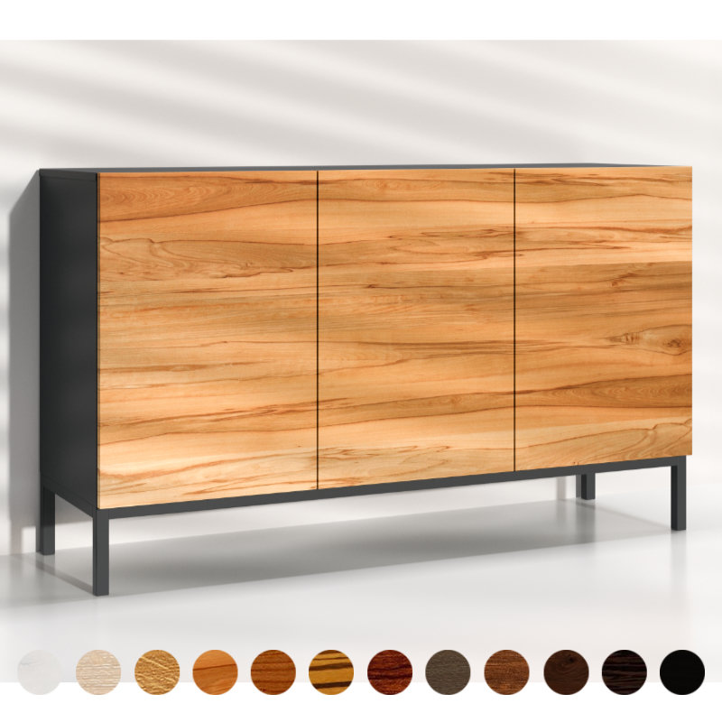 Esszimmerschrank Kernbuche für den Innerbereich robuste Buche mit bester Maserung im Kern Hartholz aus regionalem Anbau gefertigt in Deutschland