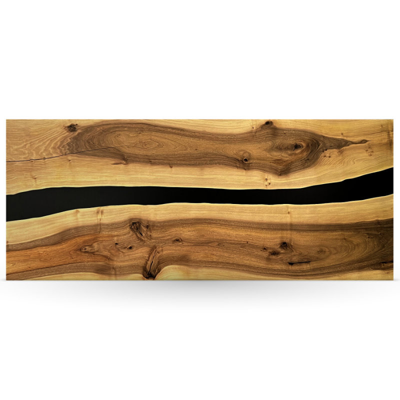 Tischplatte Walnuss Stamm Epoxid Unikat Baumscheibe